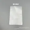 Em Estoque 10*15cm Bolsa Transparente para Máscara, Bolsa Embalagem para Máscara de Alumínio Puro com Separação Seco e Úmido, Bolsa de Alumínio Branca Fosca Espessada