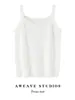 Zhenrong~Moda Consinee Suéter 100% Cachemira Chaleco Camisola Ajustado para Mujer Versátil para el Trabajo Capa Base