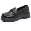 Mocasines retro de estilo francés con suela blanda, puntera cerrada, diseño de estilo británico, nueva colección otoño 2026 para mujer, zapatos casuales slip-on de suela blanda