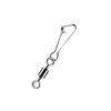 Conector Giratorio Americano Mejorado con Pin Acero Inoxidable Conector Pesca Marítima Pin para Señuelo Anillo Figura 8 Conexión