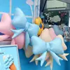 Mochila de Globo de Papel de Aluminio con Lazo Macaron para Macetas Fotografía Callejera Globo Decoración de Escena de Cumpleaños Infantil Props