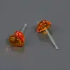 Corea del Sur estilo elegante pendientes personalizados pendientes de resina simples y elegantes pendientes acrílicos pequeños exquisitos y femeninos