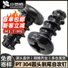 Acero Inoxidable 304 PT Zinc Negro Cabeza Redonda Autoperforante Cortante Cola Tornillo Cabeza de Bandeja Cola Fresada Autoperforante Tornillo de Rotura de Cola M3M4M5M6