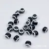 Contas de Olho de Resina 8/10mm Olho do Diabo Olho Turco Azul Contas Bloqueadoras Listradas para Isca Olho de Peixe DIY Soltas