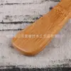 Suministro Directo de Fábrica, Logo Personalizable, Peine Popular de Mango de Bambú de Amazon, Peine de Luna de Bambú, Peine para el Cabello, Peine de Madera Antiestático