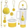 Accesorios Decorativos Stanley Correa de Mano de Cuerda Trenzada Estuche para Labial Llavero Duende Briqueta Funda de Silicona Antideslizante para Taza
