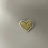 Pegatinas Bordadas de Corazón Pequeño, Pasadores para el Cabello de Niños, Accesorios de Joyería, Zapatos para Niños, Pantalones de Flores, Calcetines, Accesorios, Accesorios de Ropa