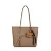 Nova Bolsa Tote Outono e Inverno, Bolsa de Ombro de Luxo para Mulheres, Fashion, Simples, Bolsa de Mão Casual de Grande Capacidade, Versátil para o Dia a Dia