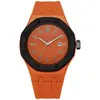 Reloj Octogonal de Cuarzo Co-branded Color Bloque Dopamina Correa de Silicona Moda Unisex para Muñeca Modelo Trendy de Lujo Ligero