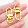 Yuku32X12Mm Broche Ovalado Pintado para Puerta Llavero Cadena para Teléfono DIY Accesorios de Piezas con Cierre de Resorte