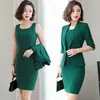 Traje Profesional Primavera y Otoño Traje de Mujer Calidad Estilo Británico Traje de Vestir Profesional Traje de Dos Piezas