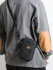 Mini Bolso para Teléfono Móvil de Hombre Lona Casual Bolso Pequeño de Hombro Moderno Versátil Portátil Bolso de Hombro para Herramientas de Moda Bolso Cruzado de Tendencia
