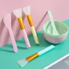 Conjunto de Tigela para Máscara, Conjunto de Duas Peças de Espátula para Máscara, Ferramentas de Beleza DIY, Máscara Suave para Salão de Beleza, Máscara de Banho Marinha, Tigela Pequena de Beleza