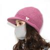 Sombrero para personas de mediana edad y ancianos para mujer, sombrero de lana grueso de invierno para madre, abuela, anciana, para andar en bicicleta en otoño e invierno para mantener el calor