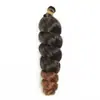 Comércio Exterior Estilo Francês Rolo Único Cabelo Longo Cacheado Crochê Peruca Cachos Franceses Cabelo a Granel 14Polegadas75G