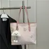 2025 Bolso de Hombro Casual de Moda Bordado de Mariposa de Gran Capacidad Bolso Tote de Gran Capacidad para Mujer