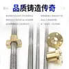 Varilla Roscada Trapezoidal de Acero Inoxidable 304 con Roscas a Derecha e Izquierda Tuerca de Cobre T8 10 12 14 16 18 20 22 25 T30