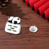 Desenho animado fofo Sichuan Mahjong Panda Broche Distintivo Estilo Chinês Casal Moda Nacional Bolsa Fivela Acessórios Estudante Distintivo