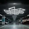 Luz Hexagonal de LED em Favo de Mel Super Brilhante para Garagem RGB Dimmable Película Impermeável Luz para Lavagem de Carros Teto para Oficina de Reparo Automotivo