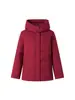Auténtica chaqueta de plumas de alta gama, estilo nuevo 2026, para mujeres de mediana edad y mayores, de longitud media, plumón de ganso blanco, talla grande, prenda exterior resistente al frío