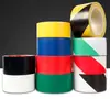 Fita zebra espessada sem poeira 33 m riscada fita de chão amarela um grande número de fita de aviso de PVC preto e amarelo pontilhada