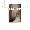 Luminária Pendente de Pérola Estilo Creme Francês Designer Nórdico Simples Criativo Sala de Estar Sala de Jantar Luminária Moderna de Luxo Leve