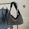 Bolso de hombro cruzado de gran capacidad de celebridad de internet, a la moda, para mujer, nuevo de primavera 2024, versátil, estilo ins casual, moda coreana