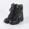 Botas de Montanhismo Esportivas Leves e Confortáveis para Exterior Costura Verde Botas de Combate Camufladas para Selva Off-Road de Cano Alto