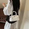 Bolsa Boston Doce com Laço Estilo Coreano para Mulheres 2026 Verão Nova Moda de Luxo Bolsa de Mão de Nicho Bolsa de Ombro