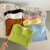 Nuevo Estilo Spice Girls Dopamina Hermoso Espalda Descubierta Tirantes Chaleco Cinturón Almohadilla para el Pecho Uso Interior Uso Exterior Adelgazante Hermoso Espalda Top Strapless para Mujer
