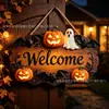 Decorações de Resina de Halloween Novas Transfronteiriças, Placas Penduradas de Abóbora Tridimensionais, Penduricalhos de Parede para o Novo Feriado, Cabeças de Abóbora Atmosféricas