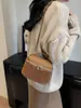 Bolso Bandolera para Mujer 2025 Verano Nuevo Bolso de Mano Nicho Simple Moda Bolso de Hombro Color Sólido Mini Bolso
