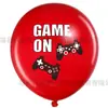 Globos de Látex Negros de 12 pulgadas Decoración de Fiesta Temática de Videojuegos Noche de Juegos Electrónicos Globos para Escena de Cumpleaños
