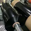 Fabricante de origem de filme PE preto, material em rolo de polietileno opaco e bloqueador de luz, filme plástico à prova de umidade e poeira, personalizável