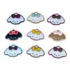 Piezas de Accesorios DIY de Cachorro de Dibujos Animados de Acrílico para Zuecos, Pinzas para el Cabello y Materiales Decorativos