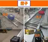 Rampa de descarga, polea de carga, canaleta de descarga, rodillo de transporte, portátil, empalmable, plegable, adecuado para mercancía general