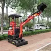 Mini Escavadeira de Esteira, Escavadeira Multifuncional para Construção, Britagem e Escavação de Valas, Mini Escavadeira para Jardim e Reforma de Terras Agrícolas