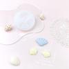 Nuevo Molde de Silicona Estrella de Mar Concha Molde Decorativo para Pastel Plegado de Chocolate DIY Molde de Cera para Pintura al Fuego de Arcilla de Pegamento de Gota