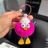 Piel de Conejo Rex Real Pato Pequeño Llavero de Coche Colgante Muñeco de Peluche Adorno Accesorio para Coche Personalizado Moderno Hecho a Mano