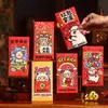 Sobres Rojos de Año Nuevo Pequeños de Buena Fortuna, Creativos Personalizados 2027 Año del Cordero Nuevos Sobres Rojos de Dibujos Animados al por Mayor