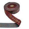 Los fabricantes suministran tela para cortina con borde jacquard cosido de 3 cm de ancho, seda dorada, encaje étnico, cinta, pequeños accesorios para el borde
