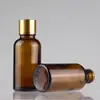 Botella de Aceite Esencial Marrón de 30 ml, Botella Marrón de Vidrio con Gotero, Botella Gotero, Botella Dispensadora de Muestras, Botella Atomizadora con Acabado Mate