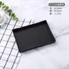 Bandeja Rectangular Comercial para Habitación de Hotel Taza de Agua Comercial de Plástico Plato Taza Plato Blanco de Melamina Estilo Nórdico para Pan