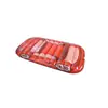 Cama flotante y flotador inflables personalizados con forma de coche deportivo rojo, venta directa del fabricante, isla flotante inflable engrosada y plataforma flotante inflable