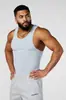 Chaleco acanalado de seda helada tejido nuevo Youngla para hombre, chaleco deportivo de fitness, mallas para correr, baloncesto, entrenamiento
