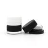 Frasco de vidrio ámbar de 9g personalizado para crema, con tapón de rosca a prueba de niños, frasco vacío para crema cosmética para ojos