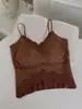 Camisola suave y cálida de otoño e invierno para mujer, con copas integradas, diseño sin costuras y escote ondulado, en un nuevo estilo chino