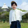 Ropa de Protección Solar de Verano para Niños, Estilo Delgado de Seda Helada, Ropa de Protección Solar para Niños y Niñas, Chaqueta Ligera Transpirable para Bebés y Niños, Ropa para Padres e Hijos
