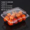 Caja de Frutas y Verduras Caja de Embalaje Transparente Paquete de 1.0kg Caja de Plástico Transparente Desechable 1000g Caja de Embalaje de Frutas Engrosada