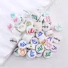 Múltiples Estilos de Cuentas Laminadas de Arcilla Suave 100 Piezas/Paquete Producto Nuevo de Amazon Materiales para Correa de Teléfono DIY, Collar de Cuentas, Pulsera
